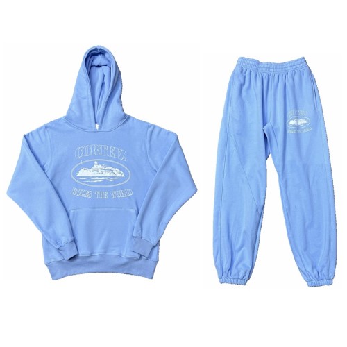 Casual Hooded Sweatshirt Set