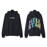 Hell Star Gradient Color Fleece Hoodie