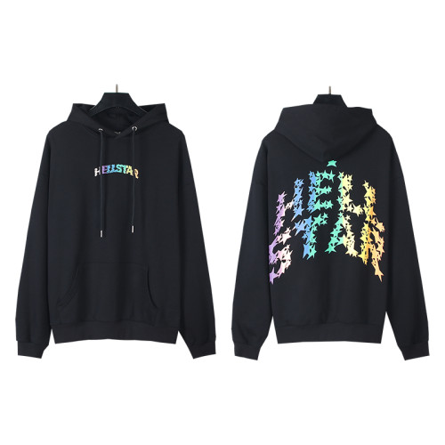 Hell Star Gradient Color Fleece Hoodie