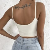 ihoov Backless Diamond-Patterned Corset with Button Details