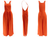 Solid Color Women's Overalls - Effortless Style by ihoov