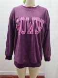 Ihoov Casual Oversized Letter Print Sweatshirt