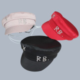 Flat-Top Duckbill Cap Fashionable Octagonal Hat