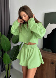 ihoov Cardigan and Shorts Loungewear Set