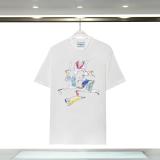 Portal of Illusions Letter Logo Printed Round Neck Short Sleeve T-Shirt