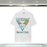 Portal of Illusions Letter Logo Printed Round Neck Short Sleeve T-Shirt
