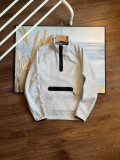 Men's Casual Half-Zip Pullover Hoodie and Jogger Set