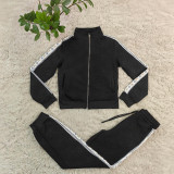 Floral Embossed Long Sleeve and Pants Set for Women