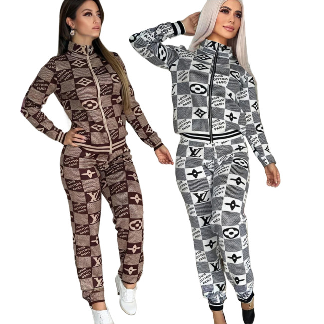 Fashion Casual Printed Two-Piece Set