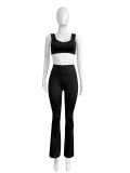 Ihoov High-Waisted Flared Sporty Three-Piece Set
