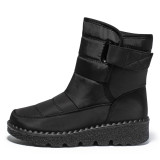 Women's Waterproof Women's Snow Boots with Velcro