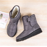 Women's Waterproof Women's Snow Boots with Velcro