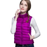 ihoov Women's Lightweight Short Down Vest