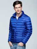 Ihoov Men's Lightweight White Duck Down Jacket