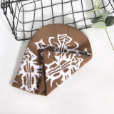 Double-Sided Jacquard Knit Beanie