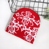Double-Sided Jacquard Knit Beanie