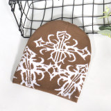 Double-Sided Jacquard Knit Beanie