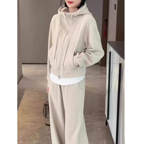 Cotton Blend Hoodie & Jogger Set