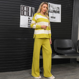 Ihoov Striped Knit Two-Piece Set