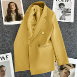 Office Lady Women Clothing Casual Elegant Coat Blazer