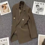 Office Lady Women Clothing Casual Elegant Coat Blazer