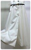 White Sleeveless Blazer Dress