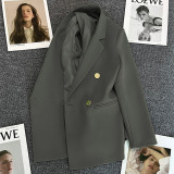 Office Lady Women Clothing Casual Elegant Coat Blazer