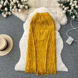 Tassel Midi Skirt