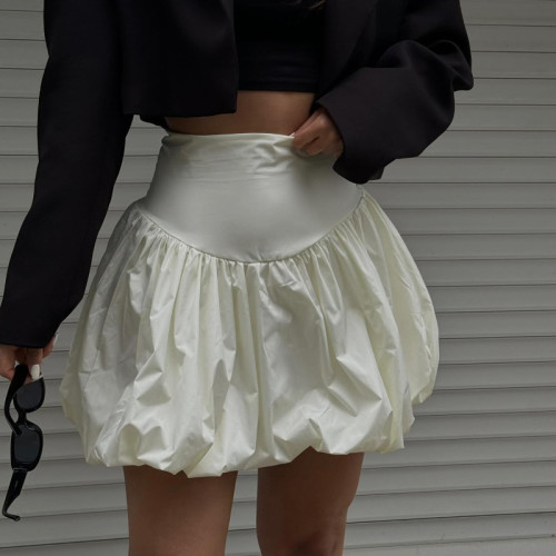 Cotton Balloon Skirt