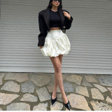 Cotton Balloon Skirt