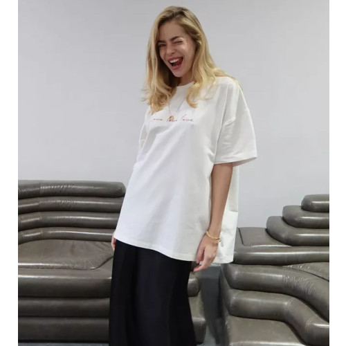 Loose-Fit Cotton Round Neck T-Shirt