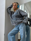 Oversized Crew Neck Sweatshirt