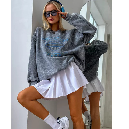 Oversized Crew Neck Sweatshirt