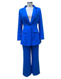 Long Sleeve Professional Blazer and Trousers Set