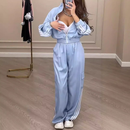 ihoov Polyester Long Sleeve Fashion Casual Set