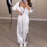 ihoov Polyester Long Sleeve Fashion Casual Set
