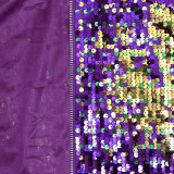 Long Sleeve Sequin Fashion Trend Baseball Jacket for Women