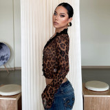 Fashion Floral Sheer Lace Cardigan T-Shirt