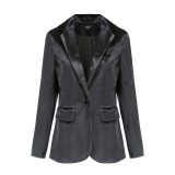 Unique Velvet Blazer