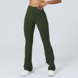 Barely There High-Waist Flared Leggings for Dance and Yoga pants