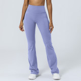 Barely There High-Waist Flared Leggings for Dance and Yoga pants