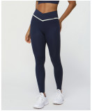 Sculpting Color-Block Cross V-Waist Leggings Yoga pants