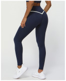 Sculpting Color-Block Cross V-Waist Leggings Yoga pants