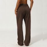 High-Waist Cuffed Joggers for Casual and Commuting Wear