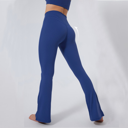 Barely There High-Waist Flared Leggings for Dance and Yoga pants