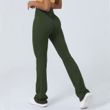 Barely There High-Waist Flared Leggings for Dance and Yoga pants