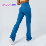 Barely There High-Waist Flared Leggings for Dance and Yoga pants