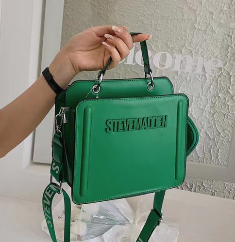 Pu Letter Print Shoulder Bag
