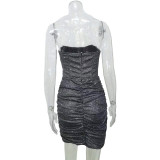 Off-Shoulder Corset Bodycon Dress