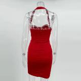 Sexy Party Bodycon Backless Mini Dress